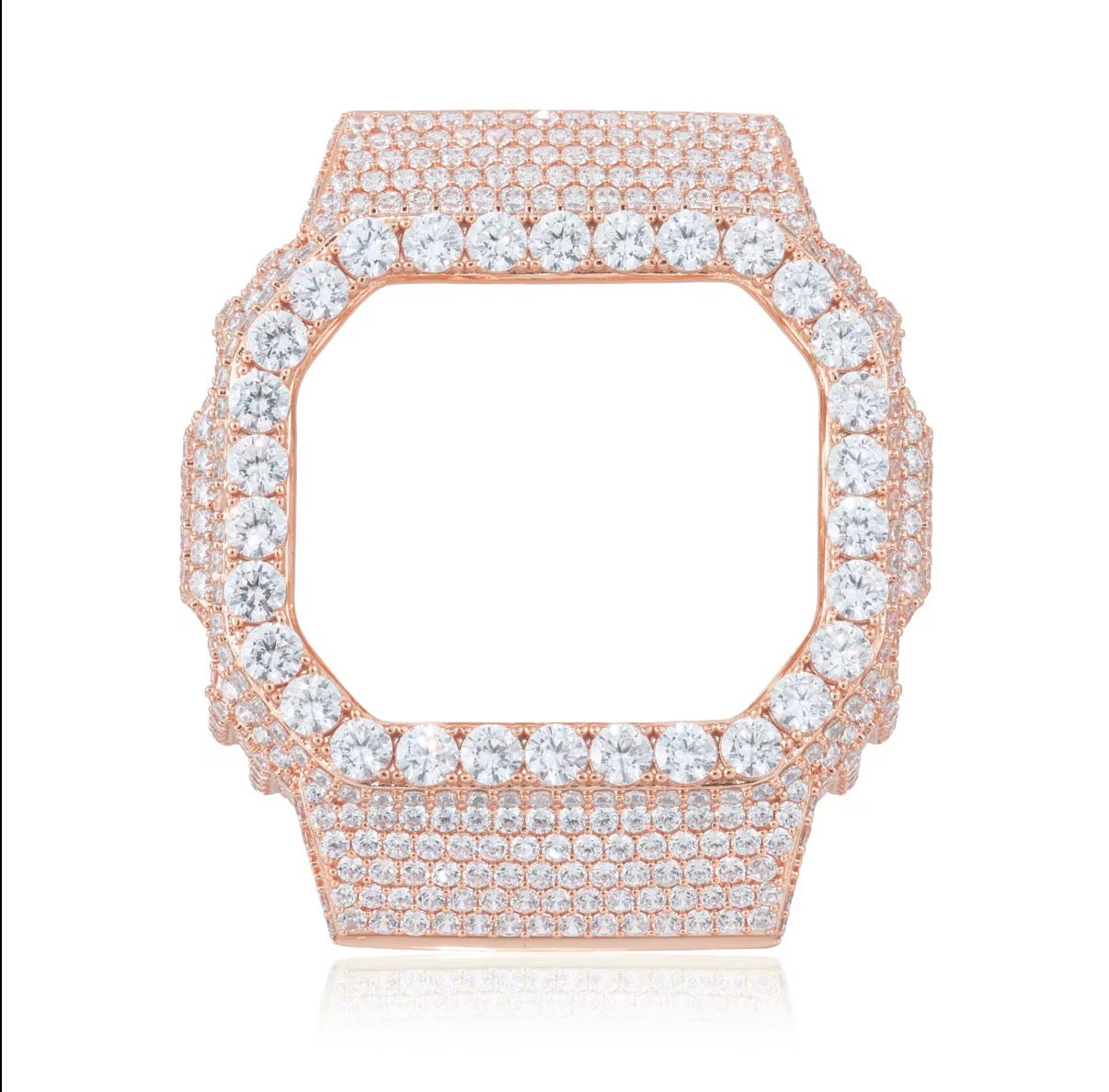 Bisel de Moissanita completamente cubierto de VVS1 D para reloj DW5600
