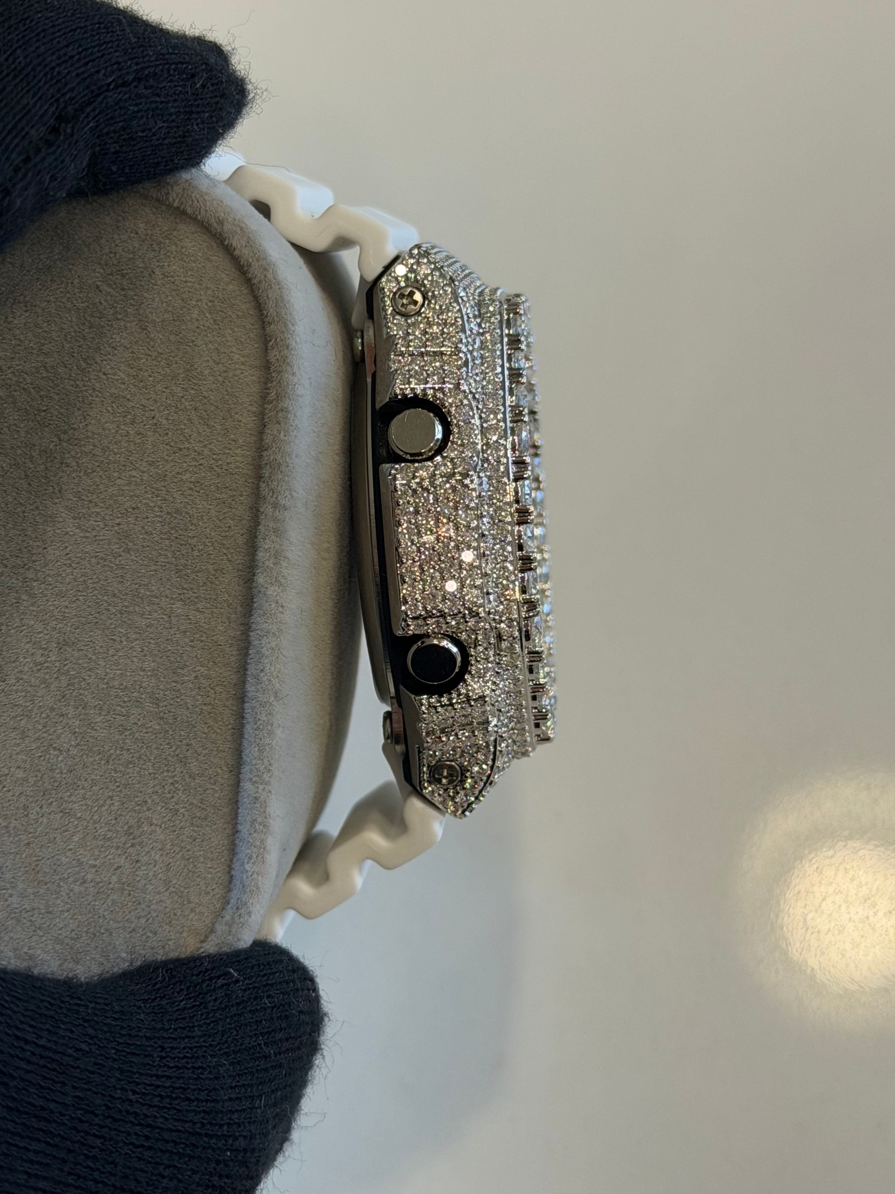 VVS1 Moissanite G-Shock GA-2100 Watch