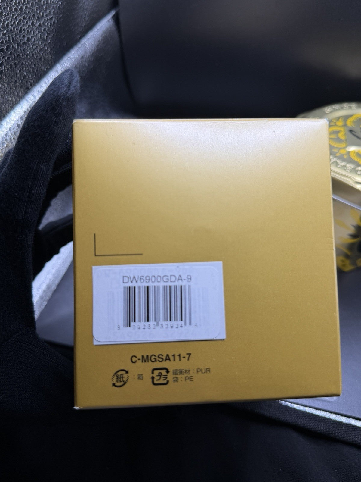 Moissanite Flaw-Less G-Shock DW-6900 Iced Out Bezel Digital Watch Gold