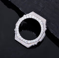 VVS Moissanite Iced Bezel For Casio G Shock GA-2100 Spike Bust Down