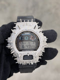 Moissanite Flawless  G-Shock DW-6900 Iced Out Bezel Digital Watch Thorn Custom