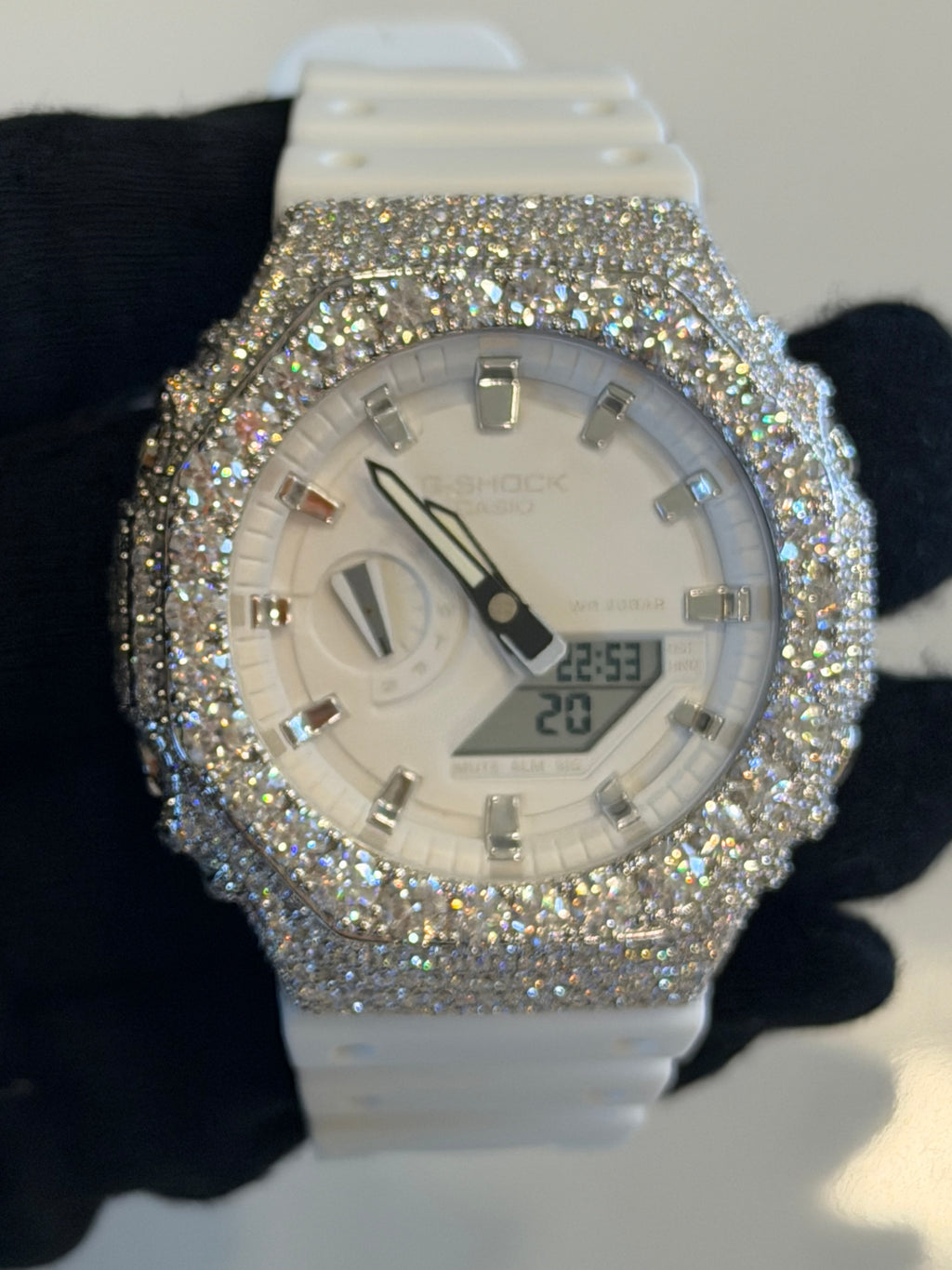 VVS1 Moissanite G-Shock GA-2100 Watch