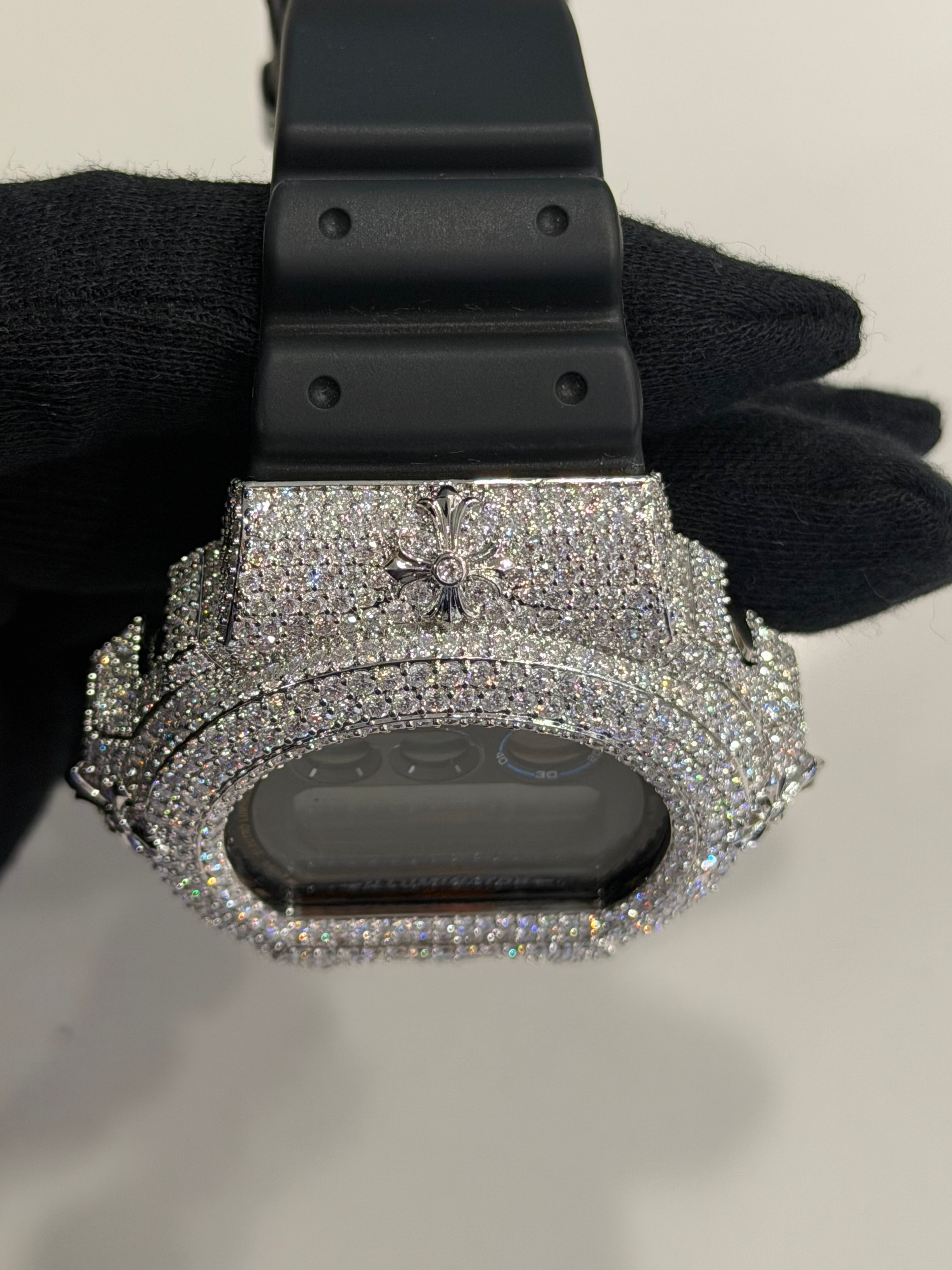 VVS1 D Fully Iced Moissanite Watch DW6900