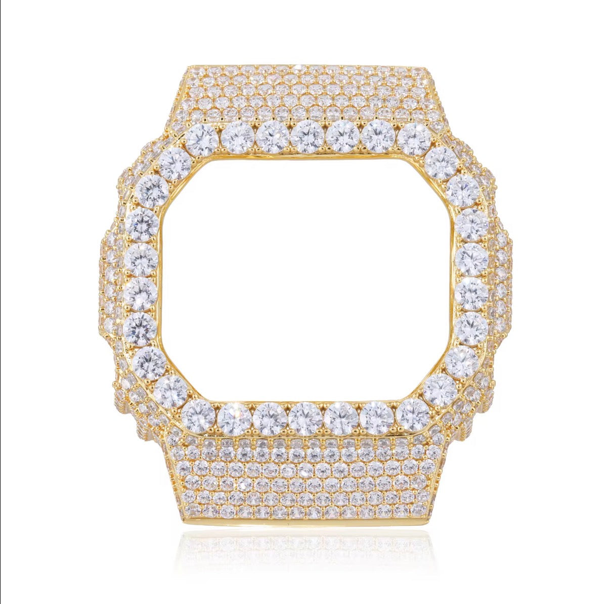 Bisel de Moissanita completamente cubierto de VVS1 D para reloj DW5600