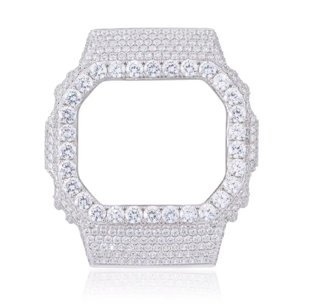 Bisel de Moissanita completamente cubierto de VVS1 D para reloj DW5600