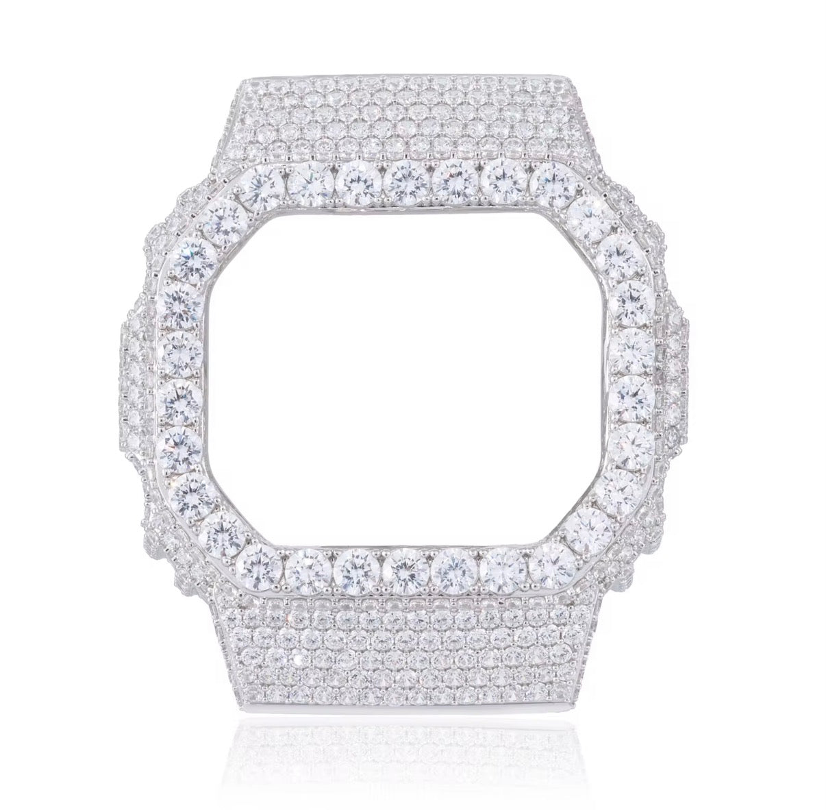 Bisel de Moissanita completamente cubierto de VVS1 D para reloj DW5600