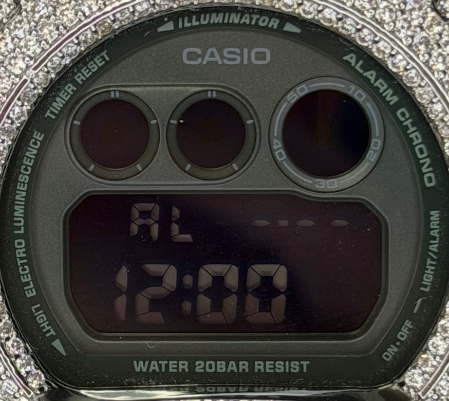 VVS1 D Fully Iced Moissanite Watch DW6900