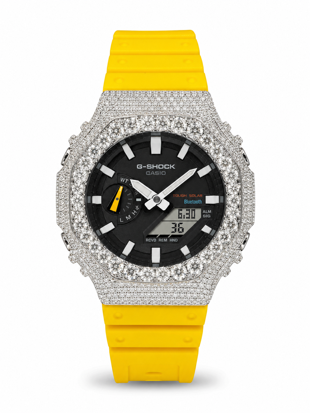 VVS1 Moissanite G-Shock GA-2100 Watch