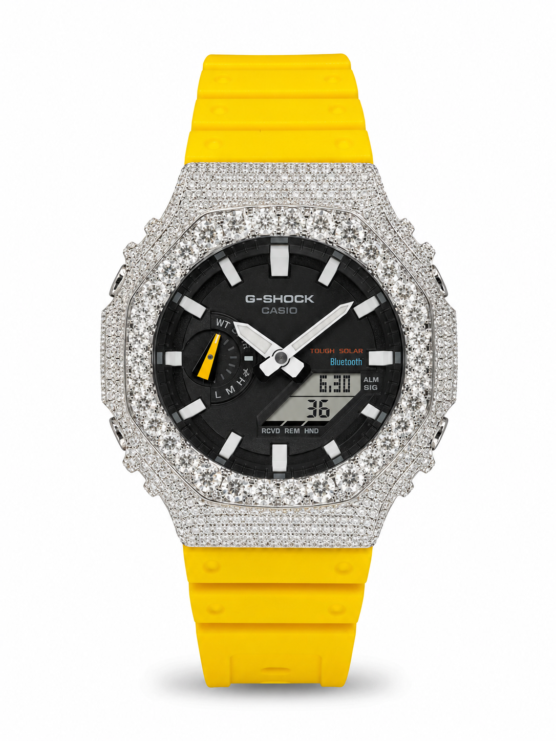 VVS1 Moissanite G-Shock GA-2100 Watch